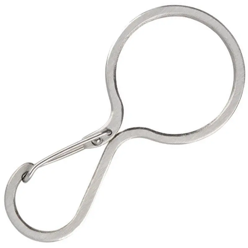 Nite Ize Infini-Key Keychain – Minimalist Stainless Steel Ring Organizer (Kic-11-R3) 1