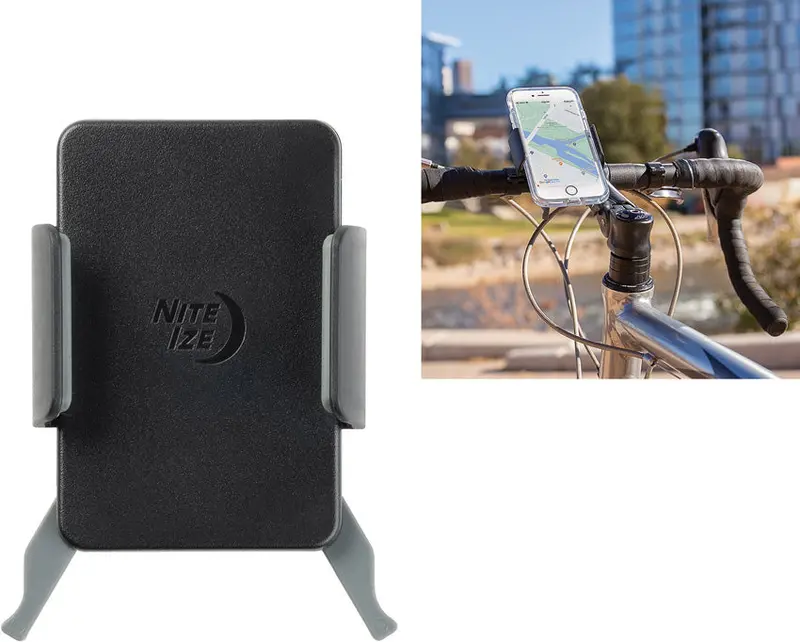 Nite Ize Squeeze Smartphone Mount – Adjustable Clip-On Phone Holder 1