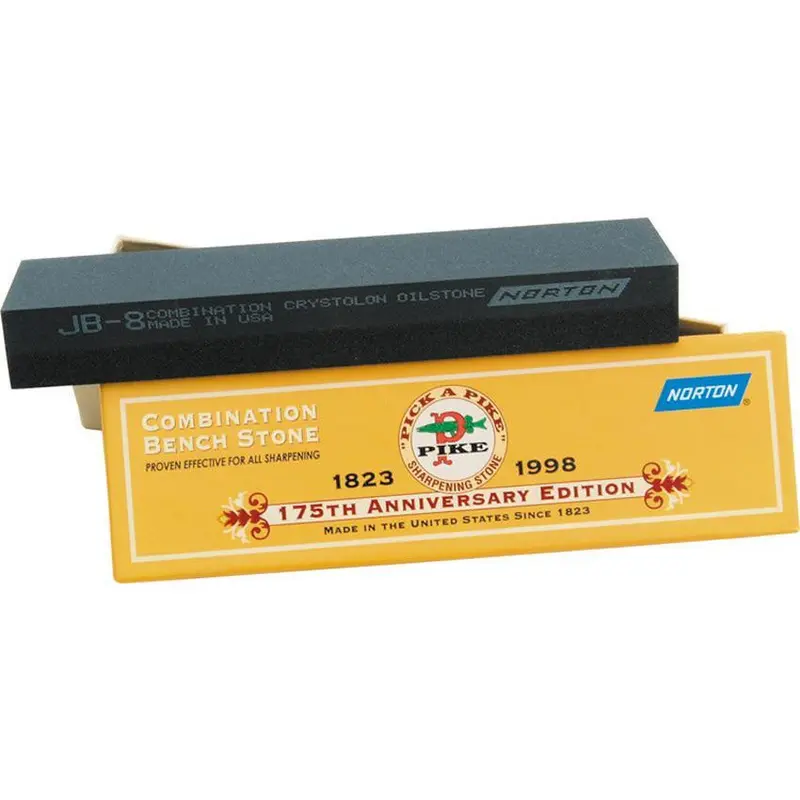 Norton Pike Crystolon Sharpening Stone – 8-Inch Size, Part Number 61463685455 1