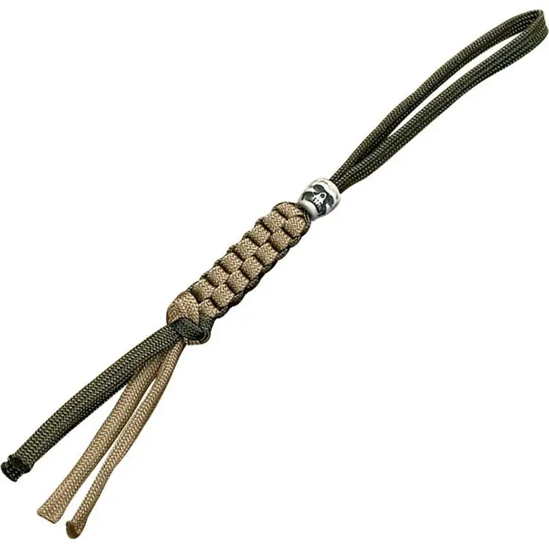 Od Green And Tan Parachute Cord Lanyard – Camo Utility Strap 1