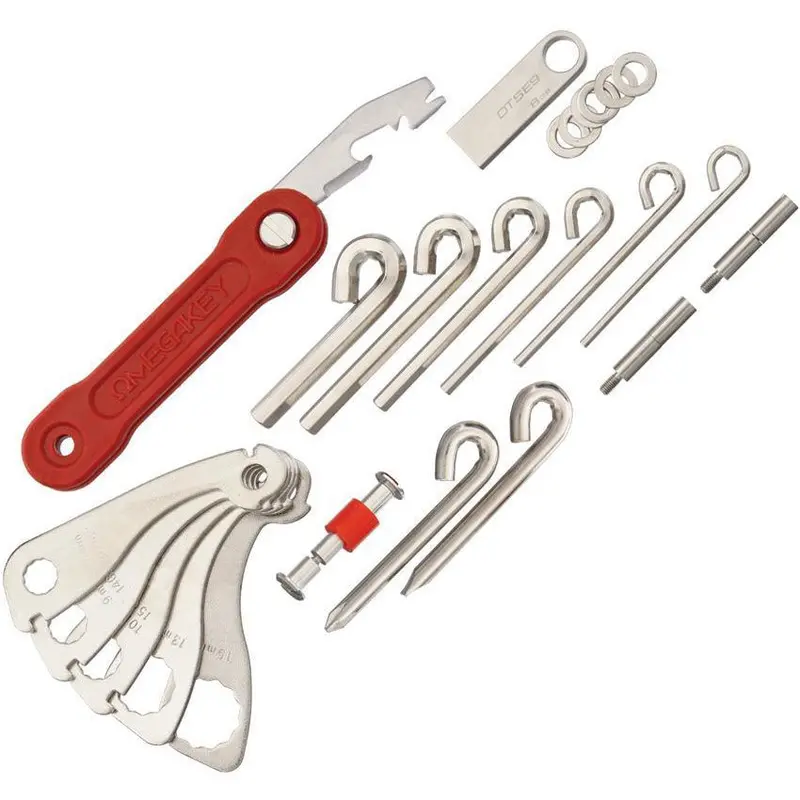 Omegakey On-The-Road Multi-Tool – Compact Red Edition 1