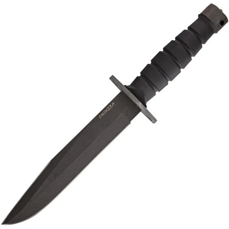 Ontario Chimera Tactical Fixed-Blade Knife – Plain Edge, Model 6517 1