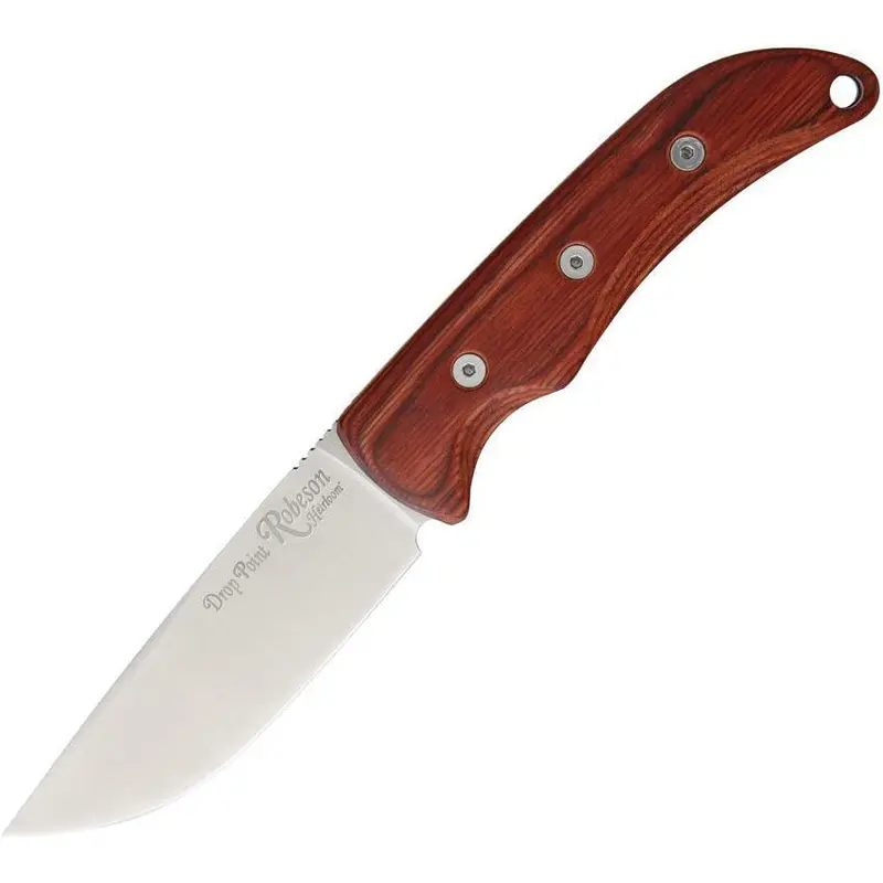 Ontario Robeson Drop Point Hunter – Traditional Field Dressing Knife With Polished Finish 1