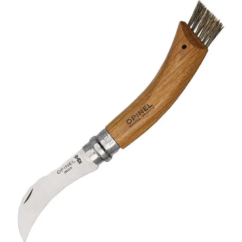 Opinel Mushroom Foraging Knife – Solid Oak Handle With Gift Box (Model 1327) 1
