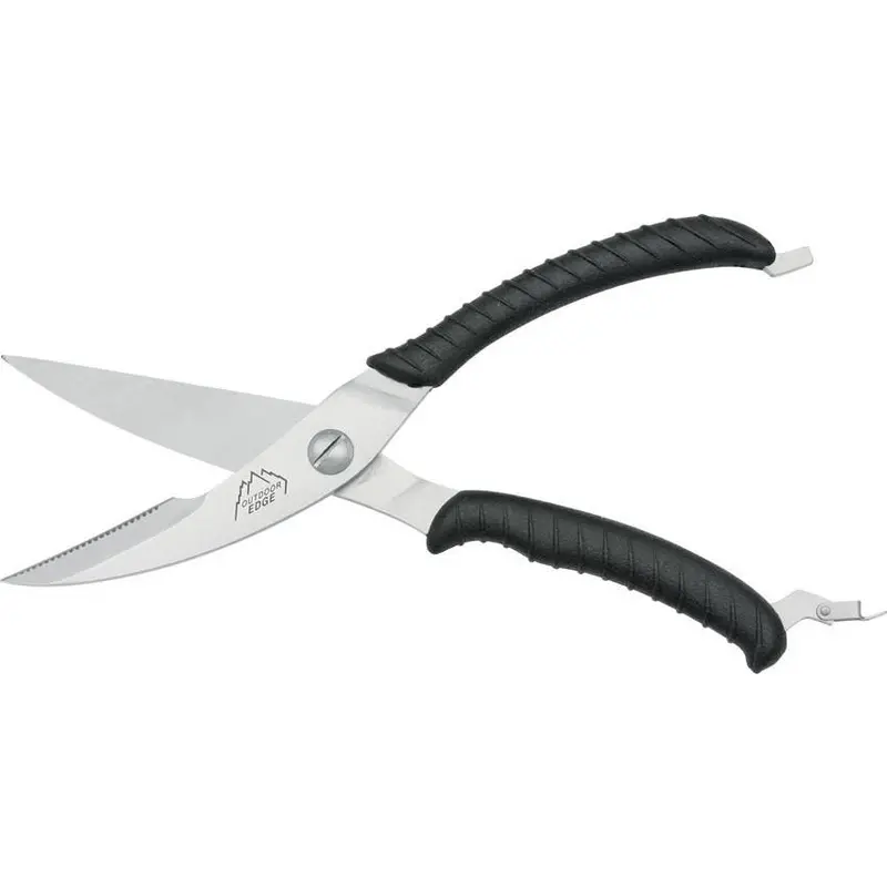 Outdoor Edge Game Shears – Stainless Steel Hunting Shears With Gutting Hook 1
