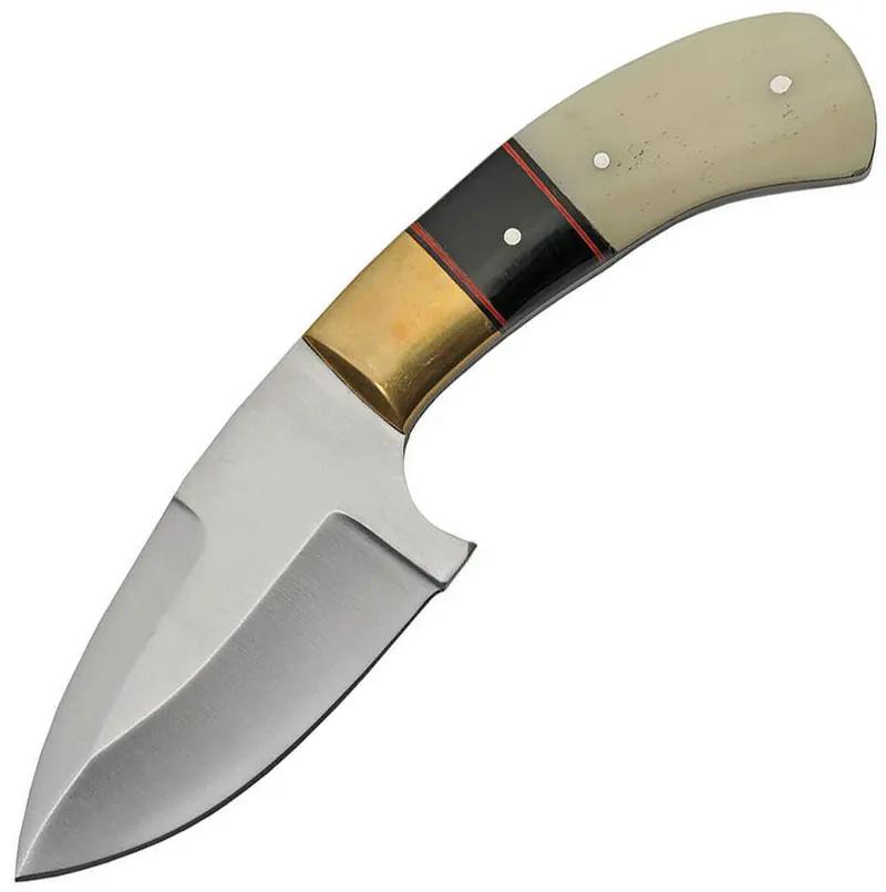 Pakistan Bone-Handled Fixed-Blade Knife – Traditional Outdoor Design (203420-Bo) 1
