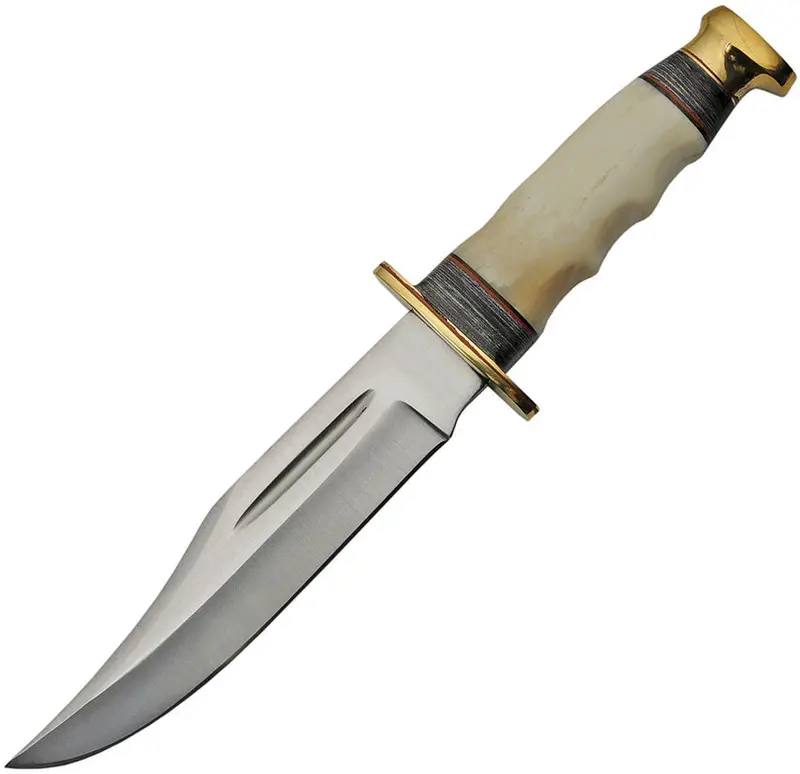 Pakistan Bowie Knife With Bone Handle – Model 203412-Bo 1