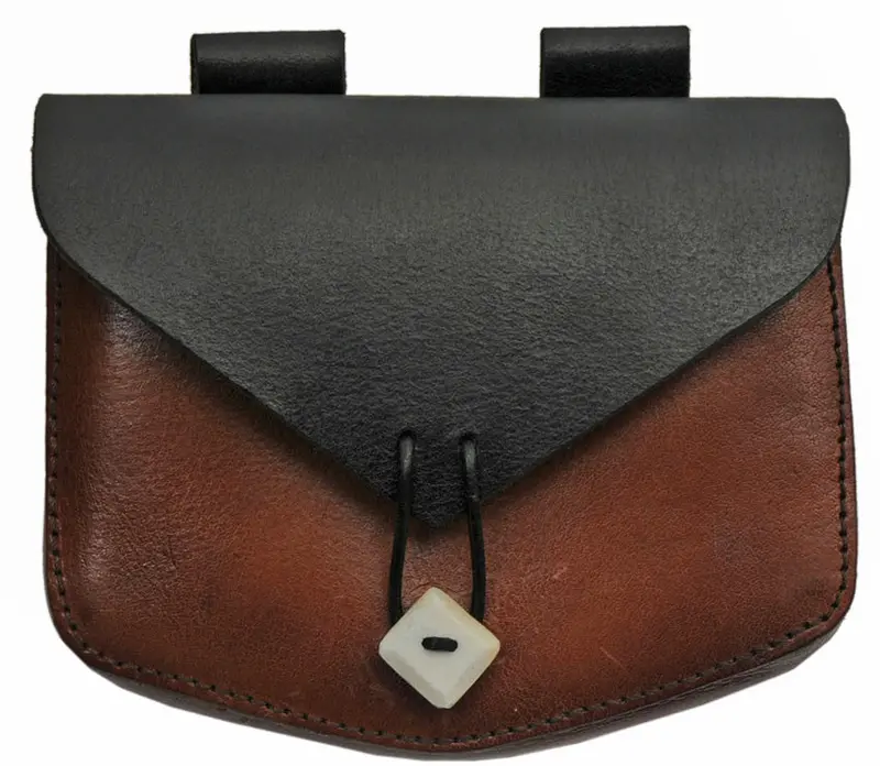 Pakistan Medieval-Style Bone Belt Pouch Hs-4418 1