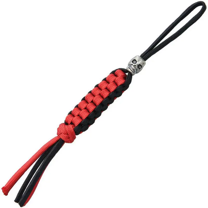 Paracord Lanyard – Black & Red – Kysl0112C 1