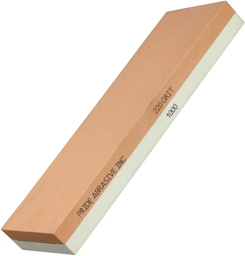 Pride Abrasive Dual-Grit Water Stone – 220/1000 Grit, Wooden Box (8312201000) 1