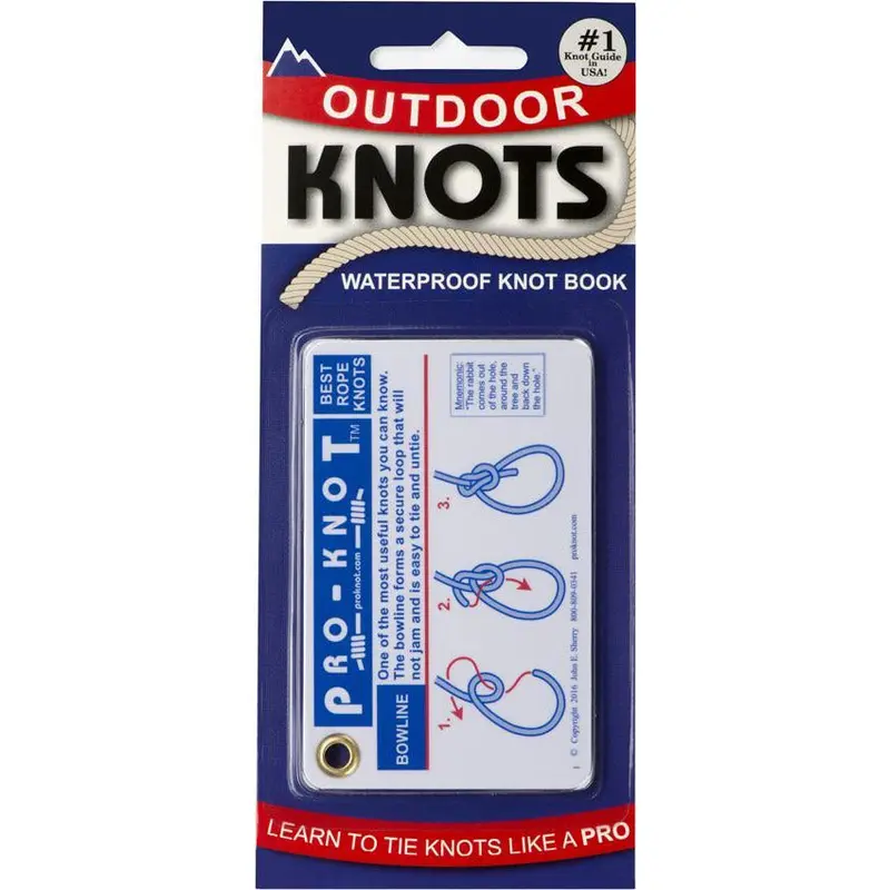 Pro-Knot Outdoor Knot Reference Cards – Illustrated Guide Pko101 1