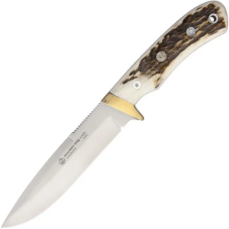 Puma Ip Mountain Hunting Knife With Stag Antler Handle 816065 1