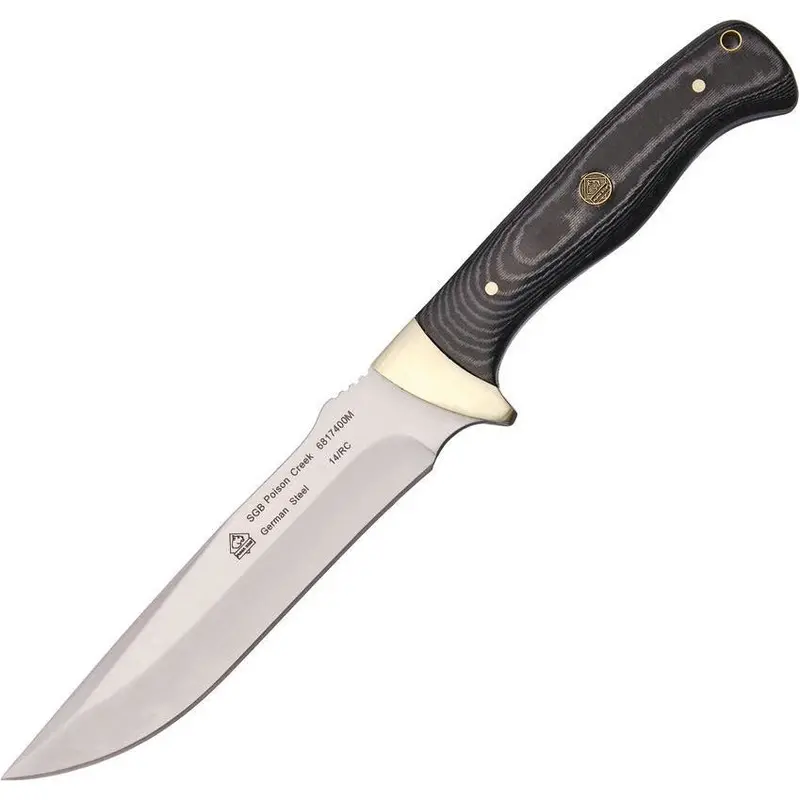 Puma Sgb Poison Creek Black Micarta Knife – Model 6817400M 1
