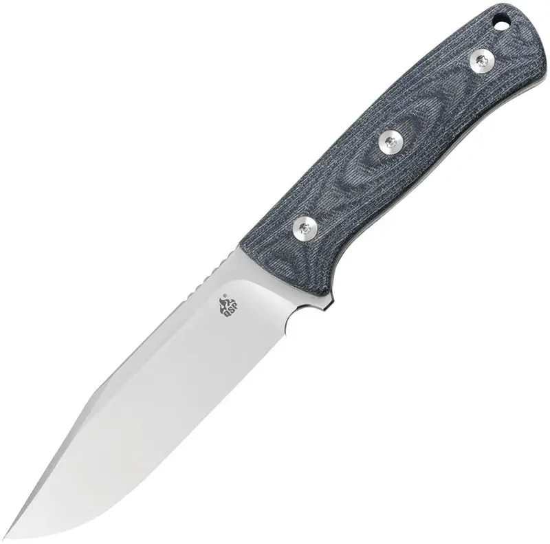 Qsp Bison Fixed-Blade Knife – Denim-Jean Finish (Qs134-B) 1