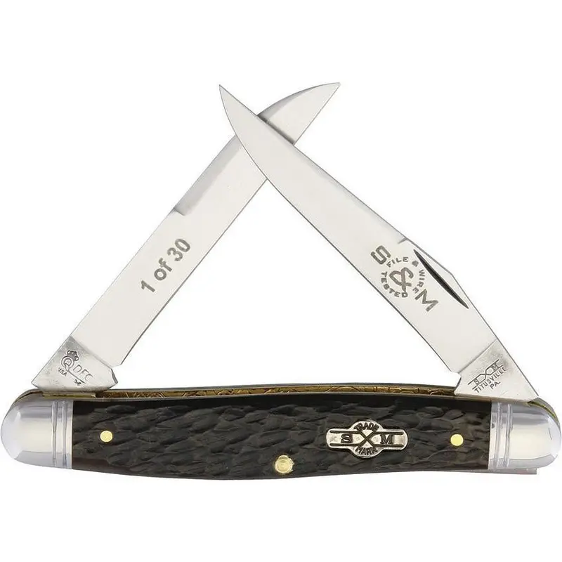 Queen File & Wire Muskrat Jigged Bone Knife 1