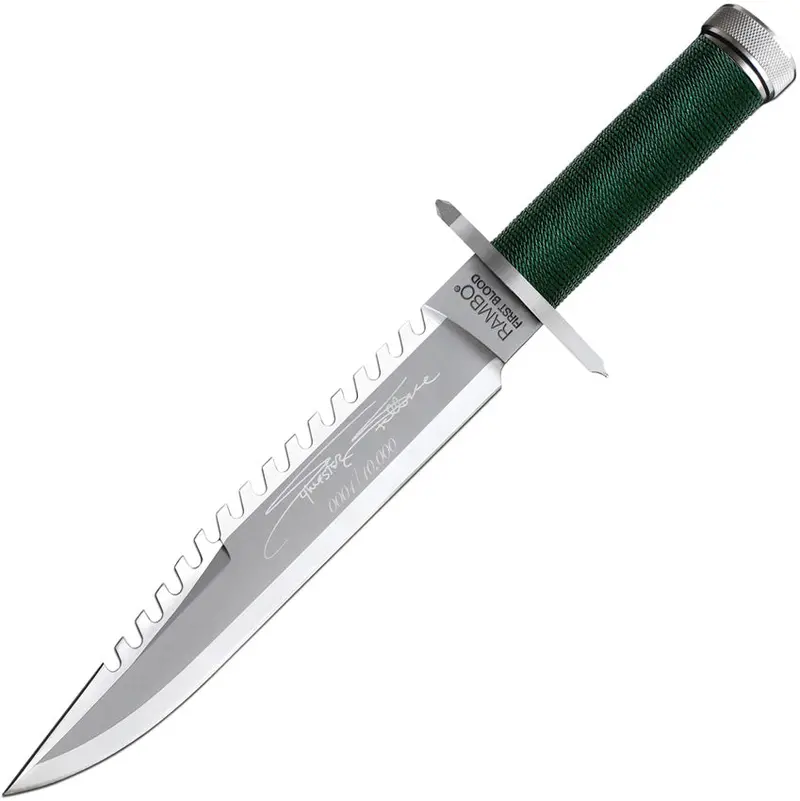 Rambo First Blood Signature Knife – Stallone-Themed Tactical Fixed Blade 1