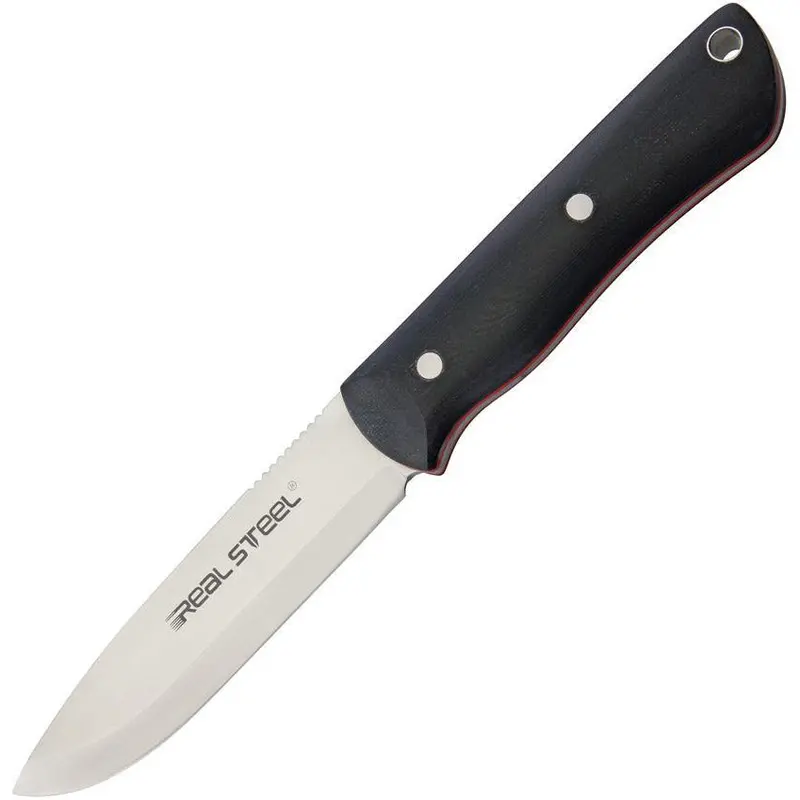 Real Steel Bushcraft Ii Knife – Matte Black Field Ready 1