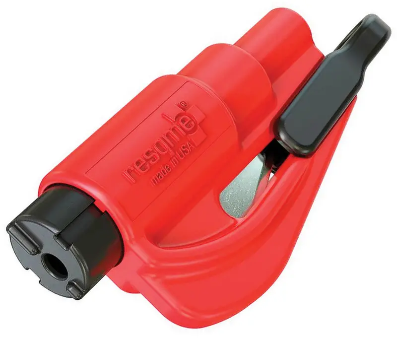 Resqme Keychain Emergency Rescue Tool – Red 1