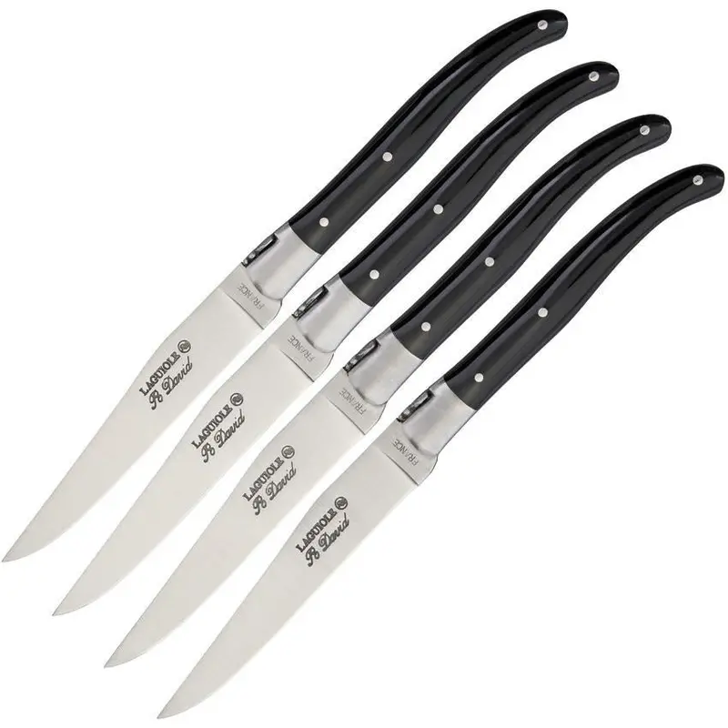 Robert David Laguiole Steak Knife Set - Ltc02Acnx4 Premium Cutlery 1