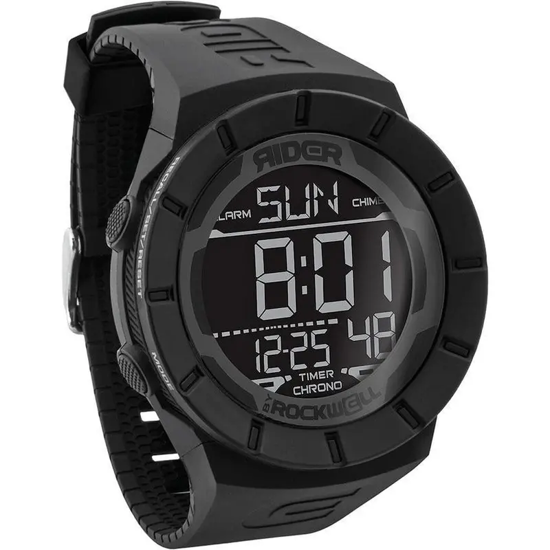 Rockwell Coliseum Phantom Watch – Matte Black Case With Luminous Hands (Rcp-102) 1