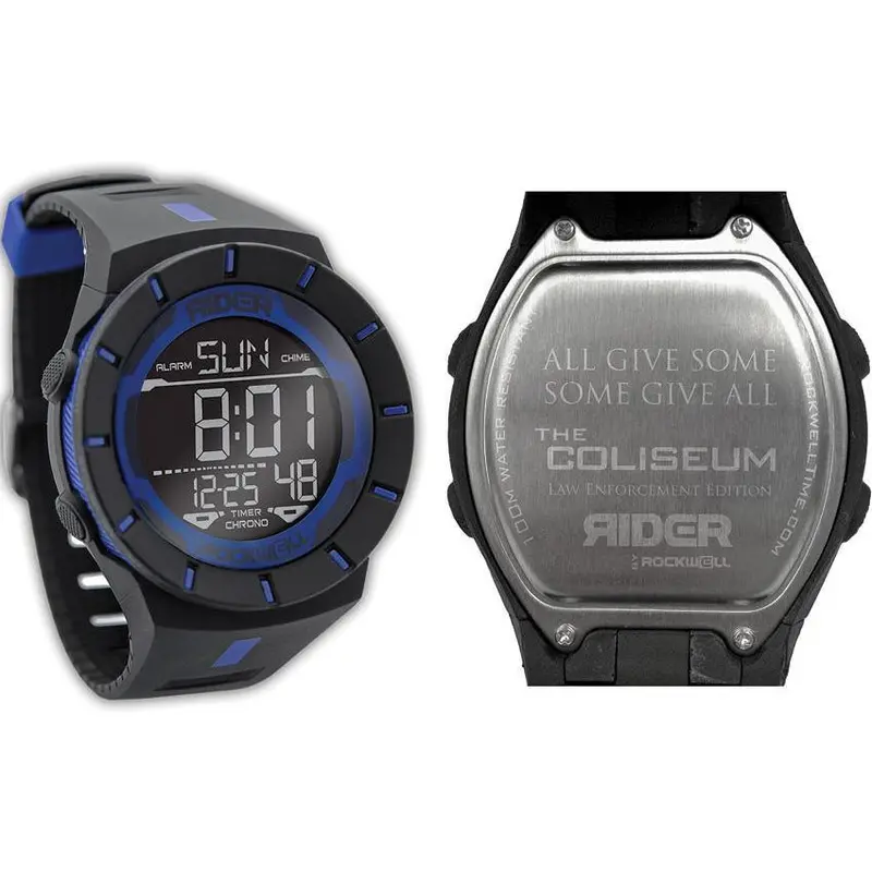 Rockwell Coliseum Police Blue Watch – Tactical Field Timepiece 1