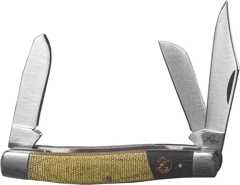 Roper Knives Rattler Stockman Folding Knife Rp0001Cmg 1