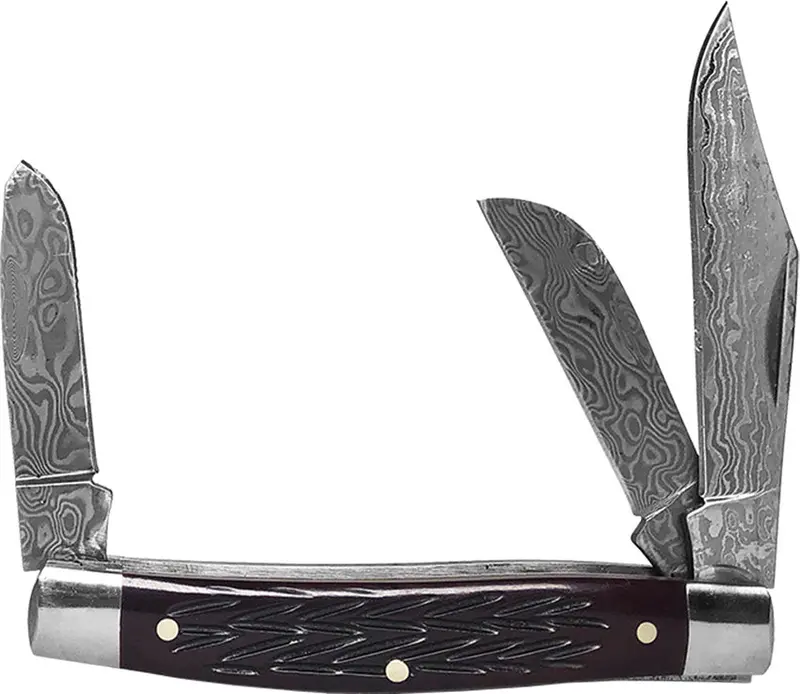 Roper Knives Tombstone Stockman Pocket Knife Rp0001Drb 1