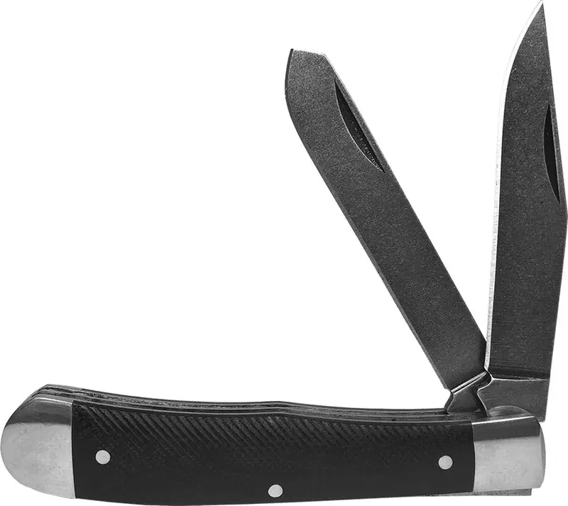 Roper Knives Trapper Pocket Knife With Black D2 Steel Blades Rp0002Xgb 1