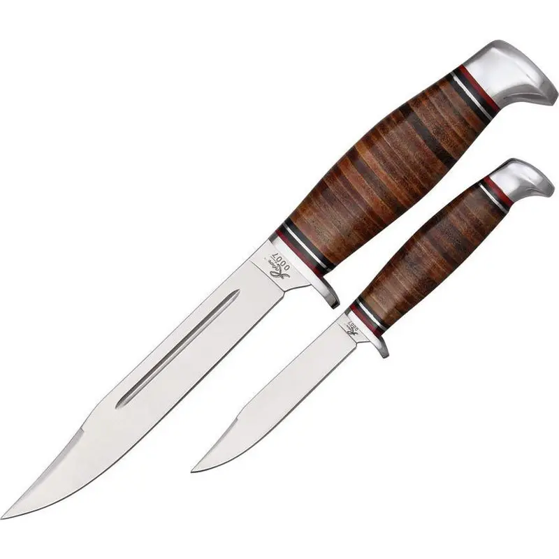Roper Saddle-Back Hunting Knife Set – Dual-Blade Collection Rp0025 1