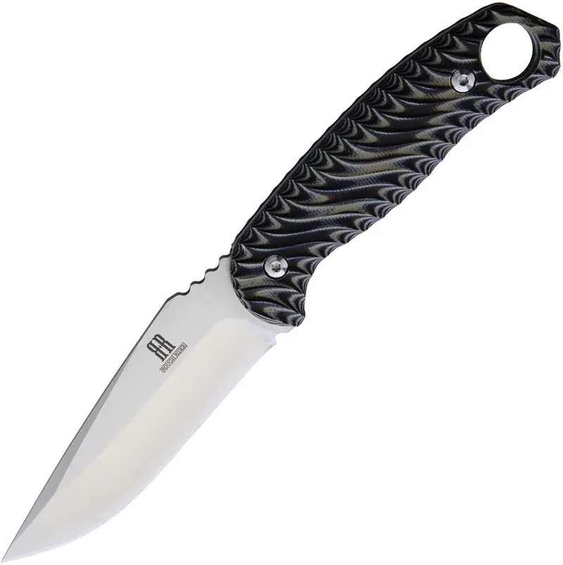 Rough Ryder Bs110200 Black-And-Tan Fixed Blade Knife 1