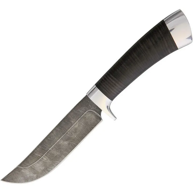Russian Bulat Shurale Hunting Knife - Forged Damascus R012 1