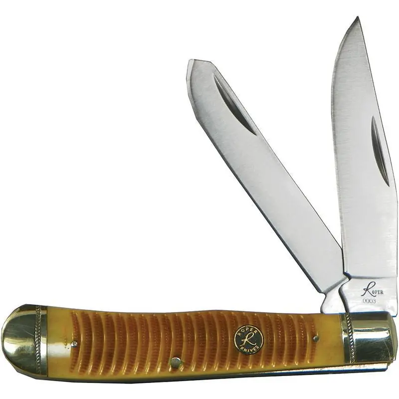 Sand Viper Trapper Knife – Roper Knives Dual-Blade Traditional Pattern Rp0002Car 1