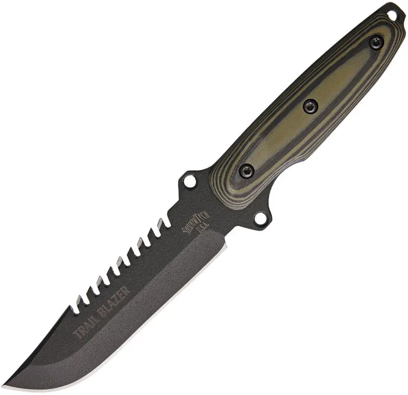 Shadow Tech Stk1032Bk Trail Blazer Fixed Blade Hunting Knife 1