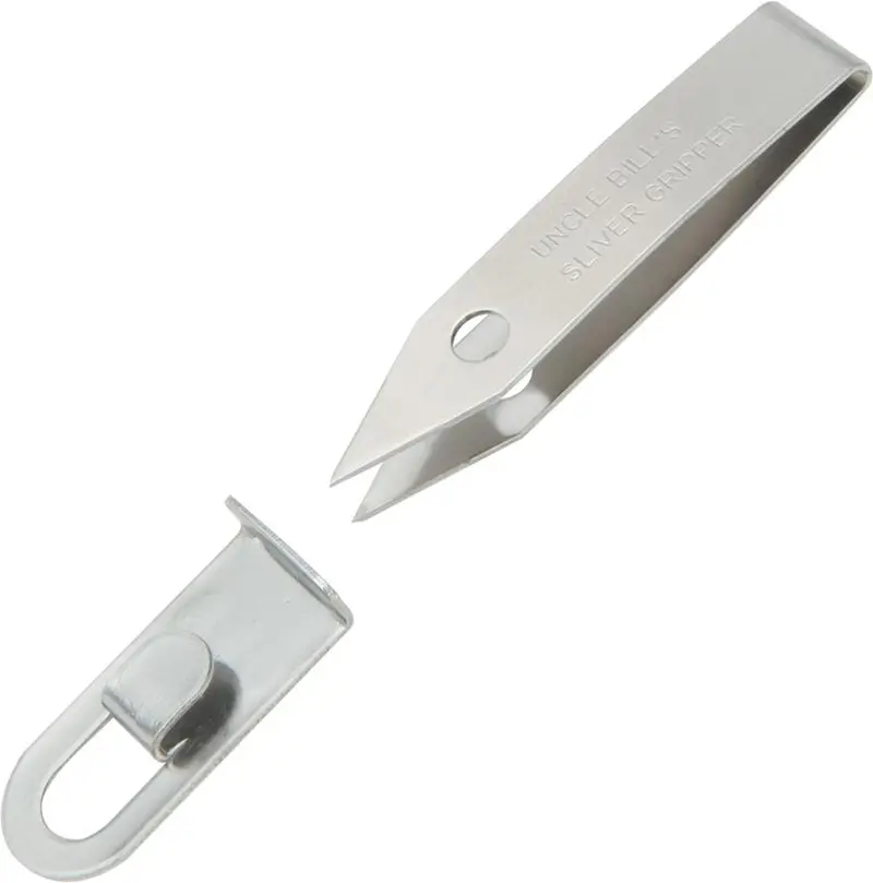 Sliver Gripper Precision Stainless Steel Tweezers – Model 601 1