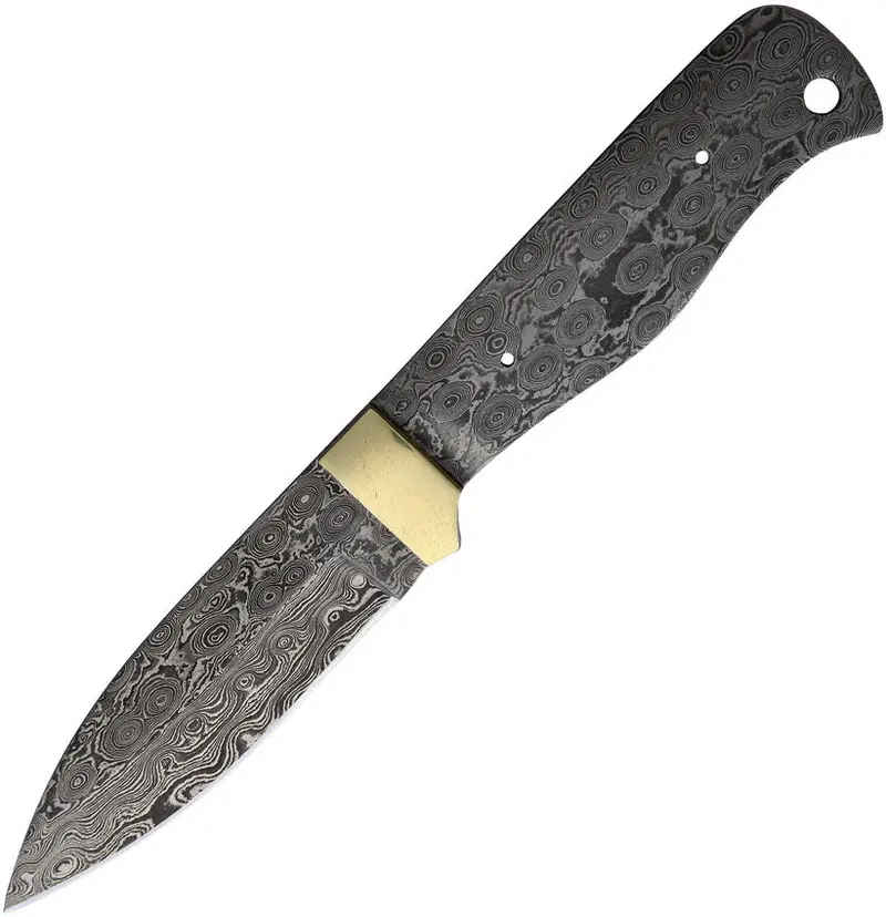 Sm-Apr-Bl1 Bushcraft Damascus Blade Blank For Outdoor Knives 1