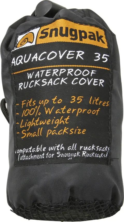 Snugpak Aquacover 35 Waterproof Pack Cover – 35L Dry Protection Sleeve (92141) 1