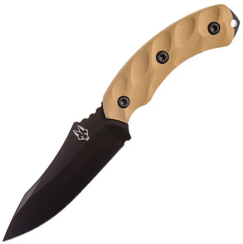 Southern Grind Jackal Fixed Blade – Black & Tan Edc Knife (Sg05070206-01) 1