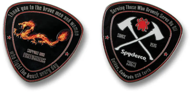 Spyderco Fire Dragon Commemorative Coin – 2021 Limited Edition 1