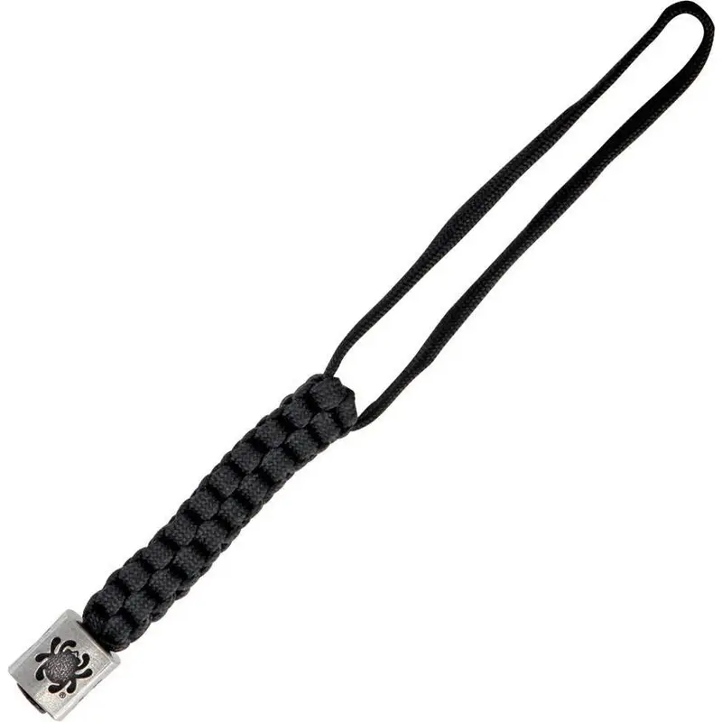 Spyderco Pewter Bead And Paracord Lanyard 1