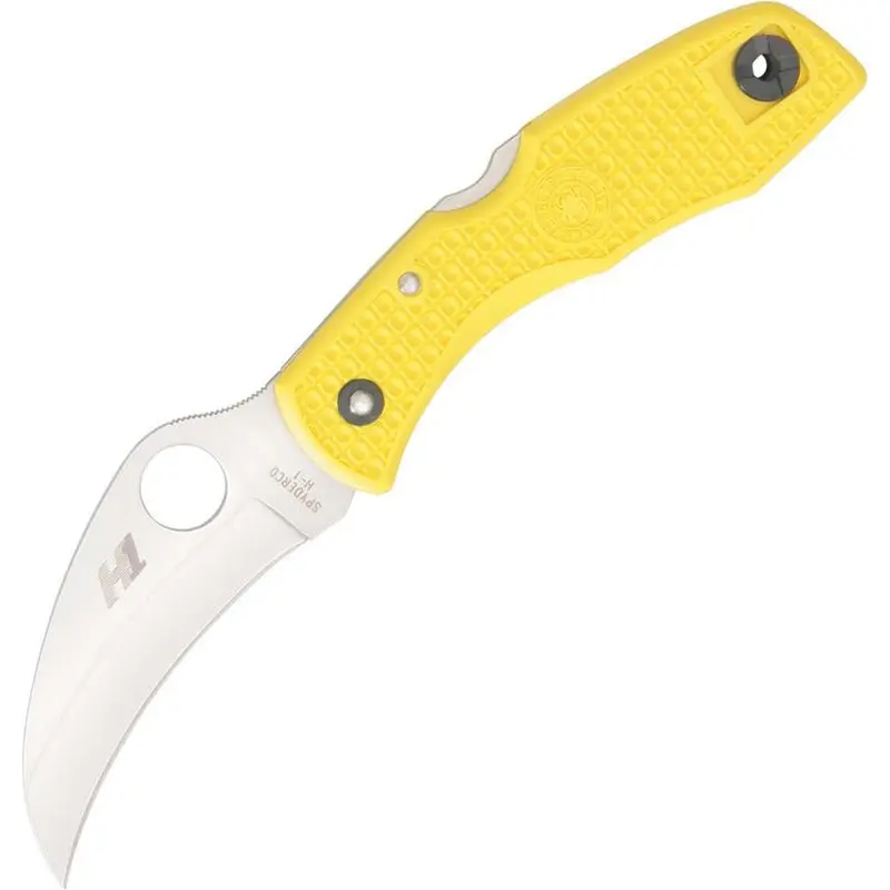 Spyderco Tasman Salt Yellow – Corrosion-Resistant Edc Folder 1