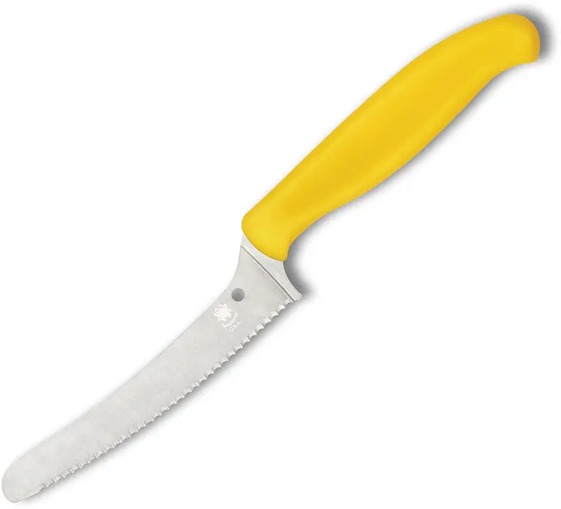Spyderco Z-Cut Kitchen Knife – Yellow Handle – Previous Generation (K13Syl) 1