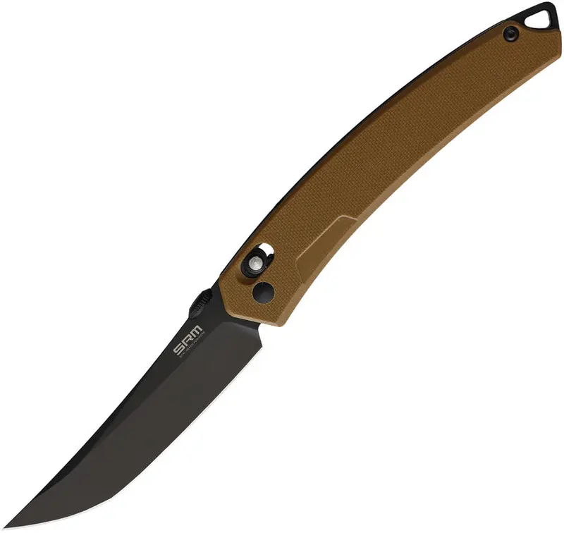 Srm 9211 Ambidextrous Locking Folding Knife – Grey/White 1
