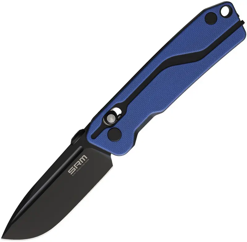 Srm Rubik 7228 Tactical Knife – Blue Handle 1