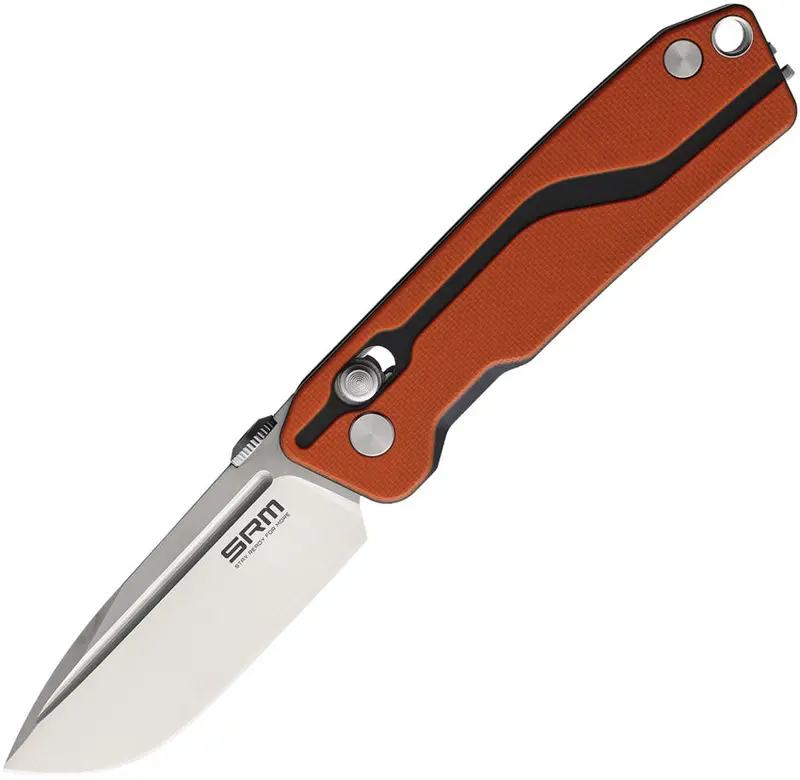 Srm Rubik Multi-Function Knife – Orange Grip – Model 7228-Gj 1