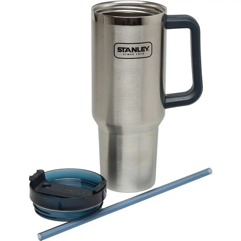 Stanley Vacuum Quencher Tumbler – 40 Oz, Stainless Steel Finish (10-02664-013) 1