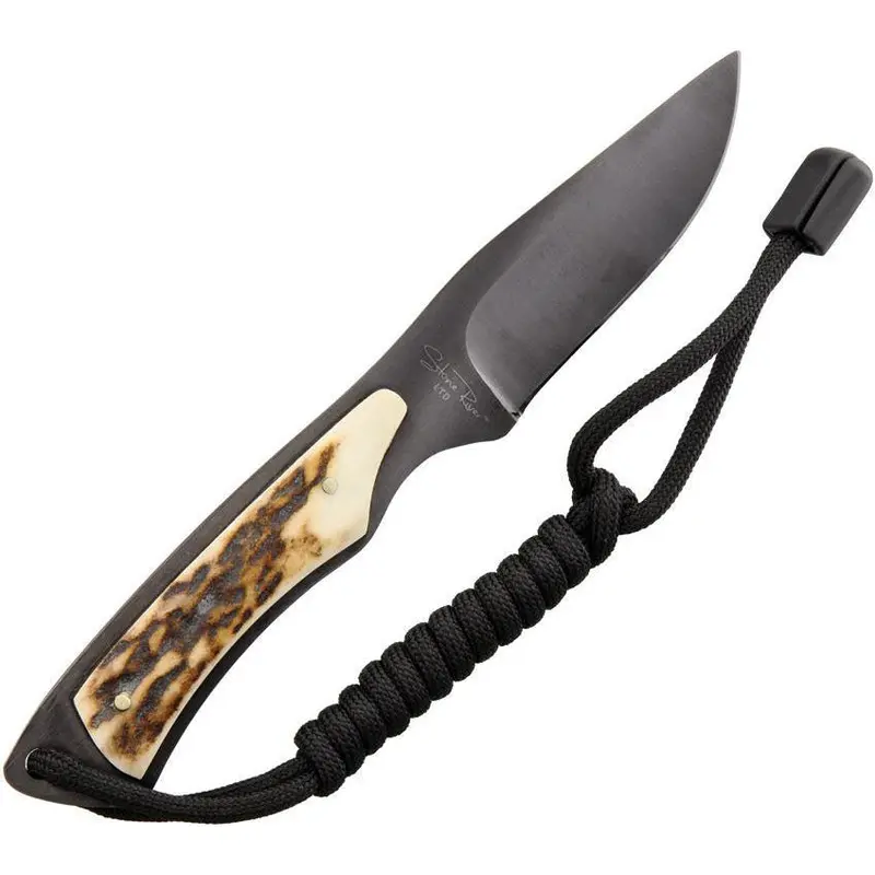 Stone River Gear Ceramic Hunting Knife – 6.5-Inch Skinning Blade, Black Handle 1