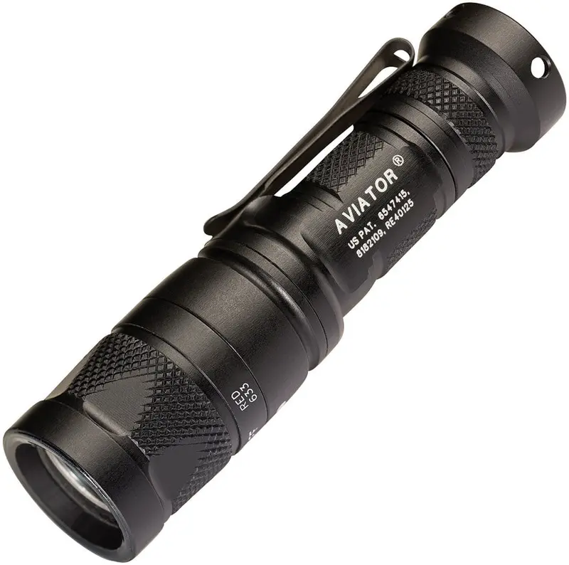 Surefire Aviator Red Led Flashlight – Compact, High-Output Tactical Light 1