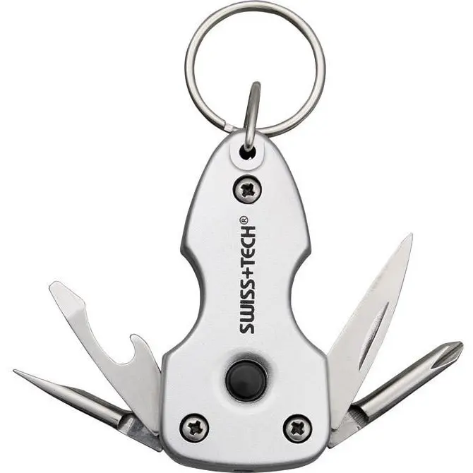 Swiss Tech 7-In-1 Keyring Tool With Pliers And Drivers 1