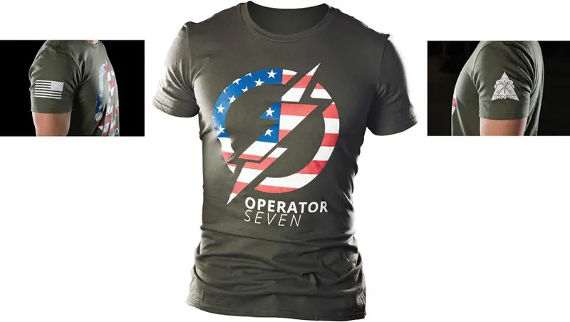 Tops Operator 7 Tactical T-Shirt – Olive Drab Xxxl 1