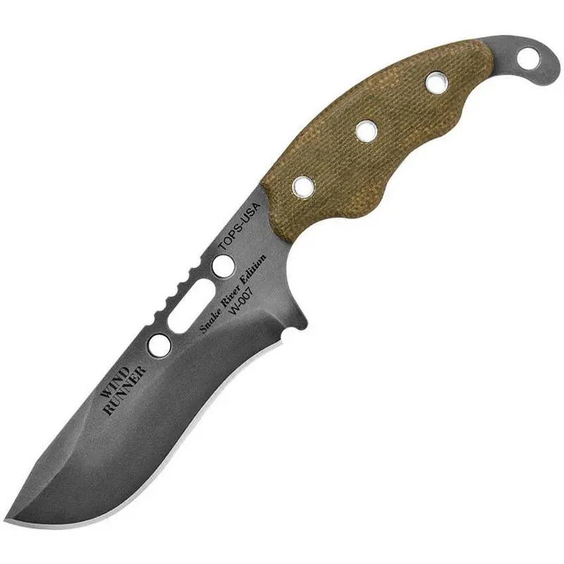 Tops Wind Runner Fixed Blade – Black River Wash Finish (Wdr-01) 1